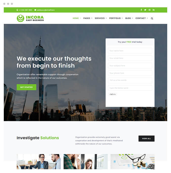 Multipurpose Business HTML Template